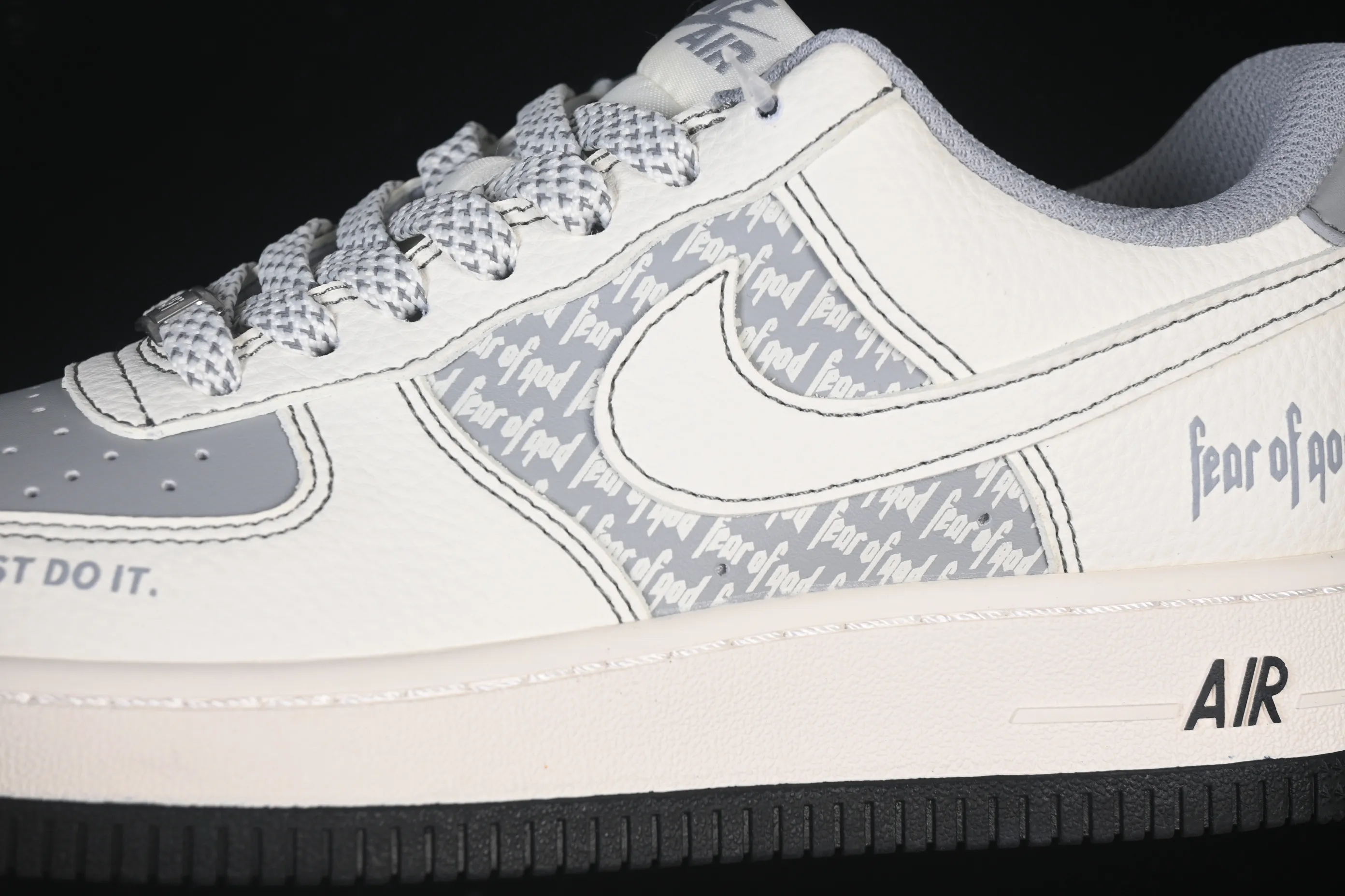 All Categories Nk Air Force 1 Air Force Series Nk Air Force 1 Low Air Force Low NIke Air Force 1'07 Low Joint Beige Black Starry Air Force 1 Low-top Casual Sneakers JP8028-008